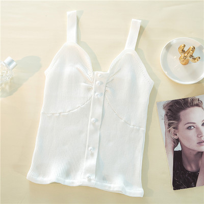 Actual maiou de damă cu nasturi