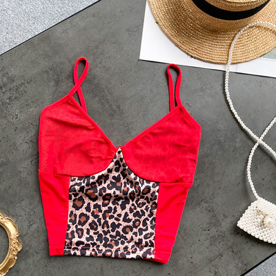 Maieu de damă cu bretele subțiri și decolteu spitz