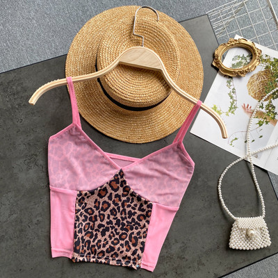 Maieu de damă cu bretele subțiri și decolteu spitz