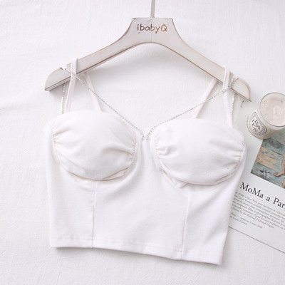 Bustiera de dama model nou cu bretele subtiri in mai multe culori