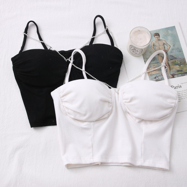 Bustiera de dama model nou cu bretele subtiri in mai multe culori