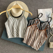 Maieu scurt de damă cu bretele subțiri în diferite culori