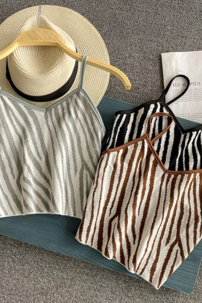 Maieu scurt de damă cu bretele subțiri în diferite culori