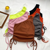 Maieu scurt dama model nou cu cravate in mai multe culori