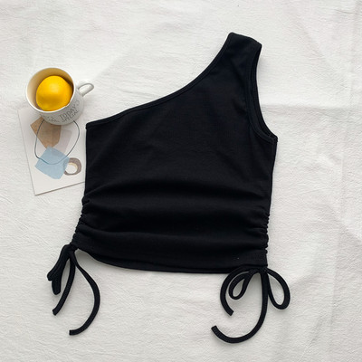 Maieu scurt dama model nou cu cravate in mai multe culori