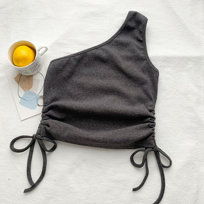 Maieu scurt dama model nou cu cravate in mai multe culori