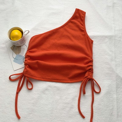 Maieu scurt dama model nou cu cravate in mai multe culori