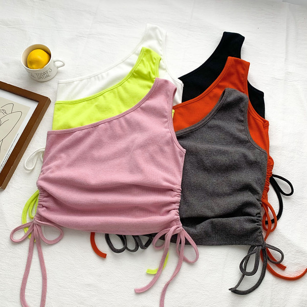 Maieu scurt dama model nou cu cravate in mai multe culori