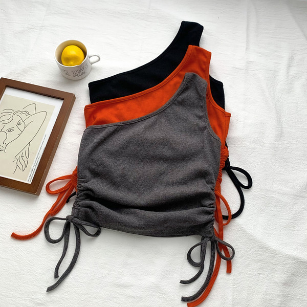 Maieu scurt dama model nou cu cravate in mai multe culori