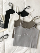 Novi model ženske majice bez rukava na tanke naramenice u više boja