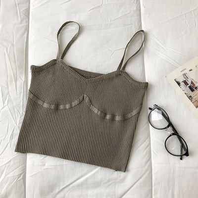 Novi model ženske majice bez rukava na tanke naramenice u više boja