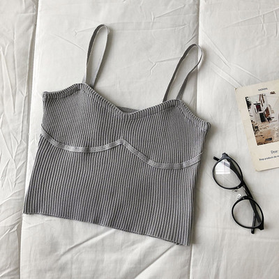 Novi model ženske majice bez rukava na tanke naramenice u više boja