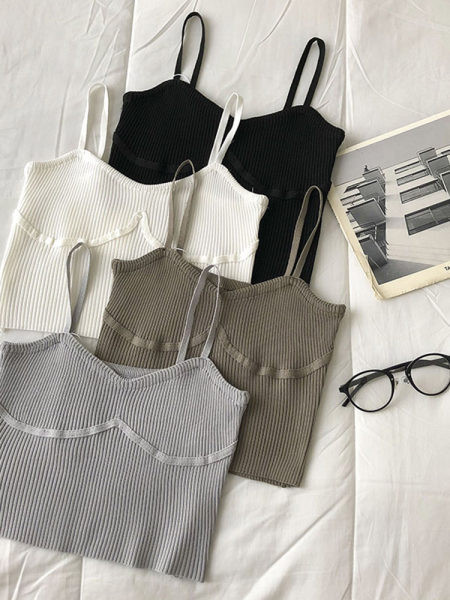 Novi model ženske majice bez rukava na tanke naramenice u više boja