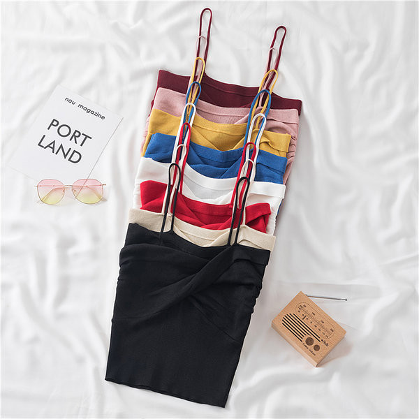 Maiou de dama model nou cu bretele subtiri - in mai multe culori