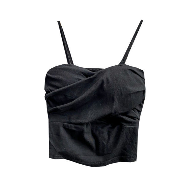 Maieu scurt de damă cu bretele în diferite culori