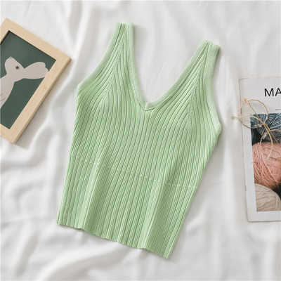 Maieu de damă din catifea cu decolteu în V