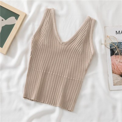 Maieu de damă din catifea cu decolteu în V