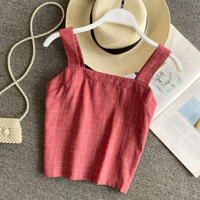 Maieu modern de damă cu bretele largi - culori diferite