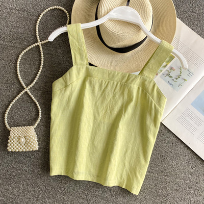 Maieu modern de damă cu bretele largi - culori diferite