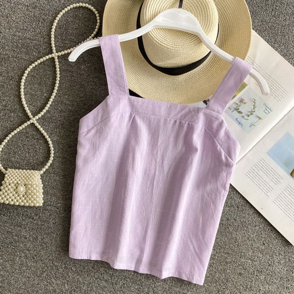 Maieu modern de damă cu bretele largi - culori diferite