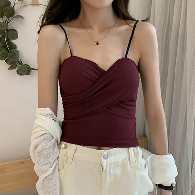 Bustiera de dama cu bretele subtiri