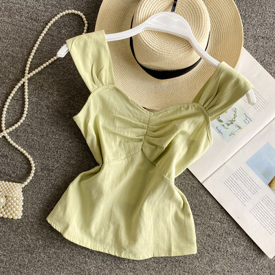 Γυναικείο καθημερινό αμάνικο με φαρδύ τιραντάκια