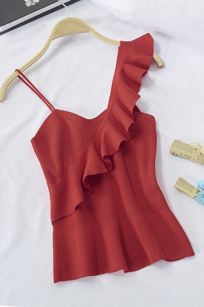 Top de dama model nou tricotat cu bucle in mai multe culori