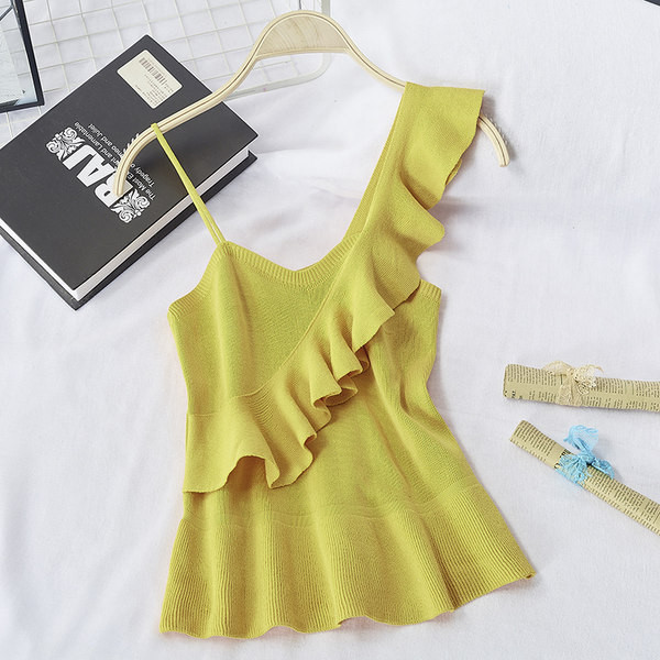 Top de dama model nou tricotat cu bucle in mai multe culori