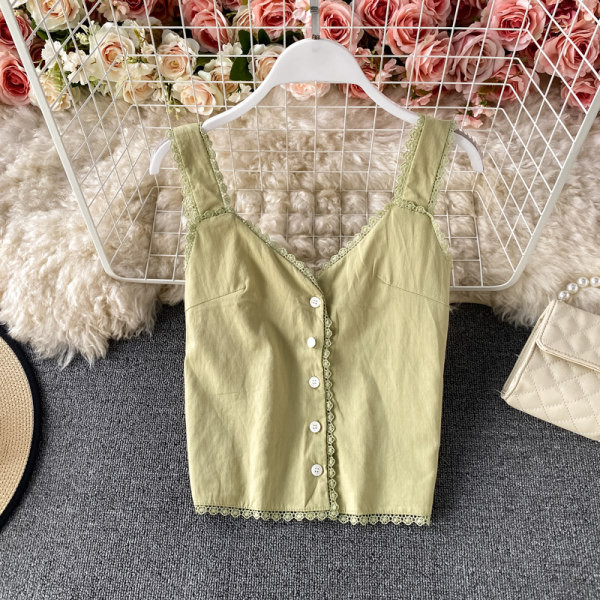 Maieu de damă cu nasturi și decolteu spitz în mai multe culori