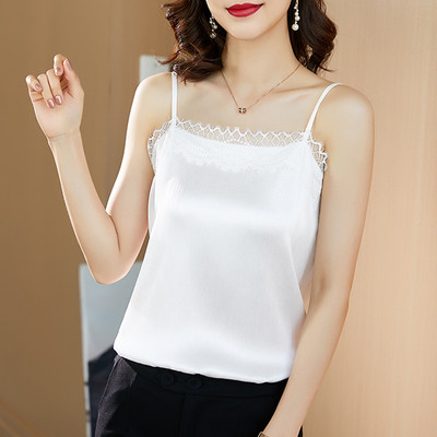 Maieu modern de dama - cu bretele subtiri si dantela