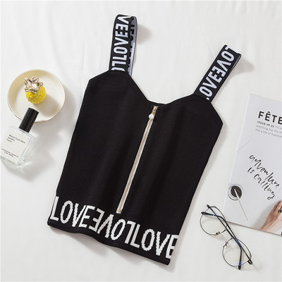 Maiou de damă model nou cu inscripție și fermoar