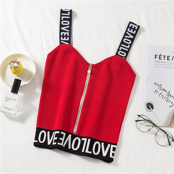 Maiou de damă model nou cu inscripție și fermoar