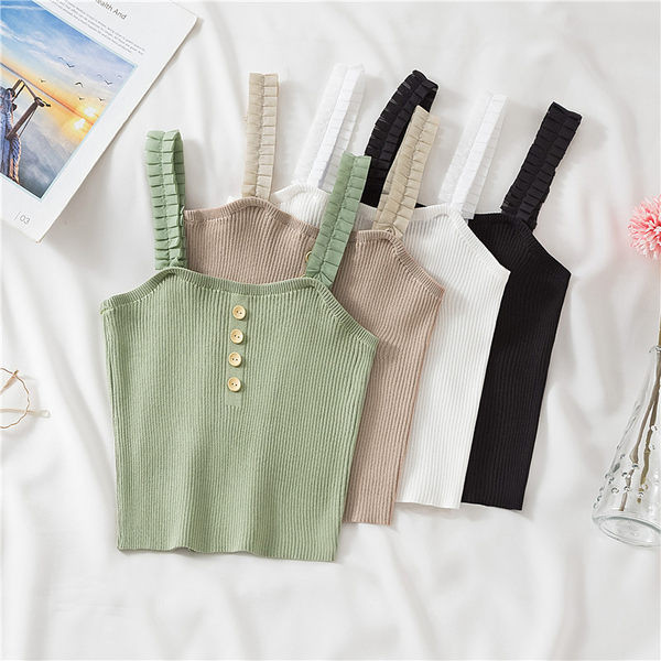 Maiou de zi cu zi pentru damă cu nasturi în mai multe culori