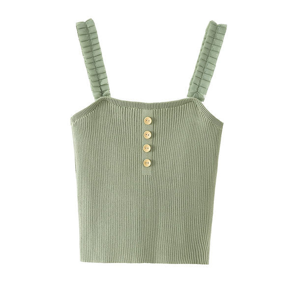 Maiou de zi cu zi pentru damă cu nasturi în mai multe culori