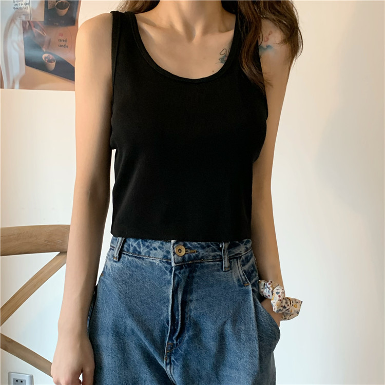 Top scurt de dama cu bretele groase