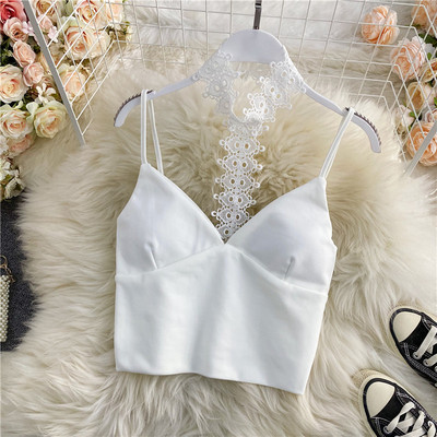 Top de dama modern cu dantela