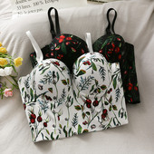 Novi model ženske poprsje na tanke naramenice u bijeloj i crnoj boji