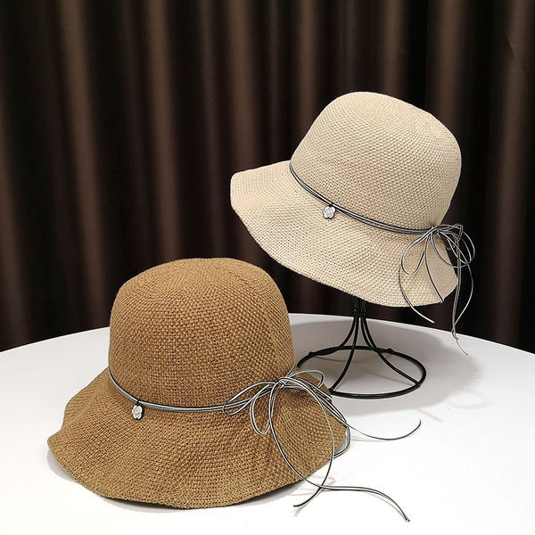 Καλοκαιρινό  γυναικείο καπέλο με κορδέλα