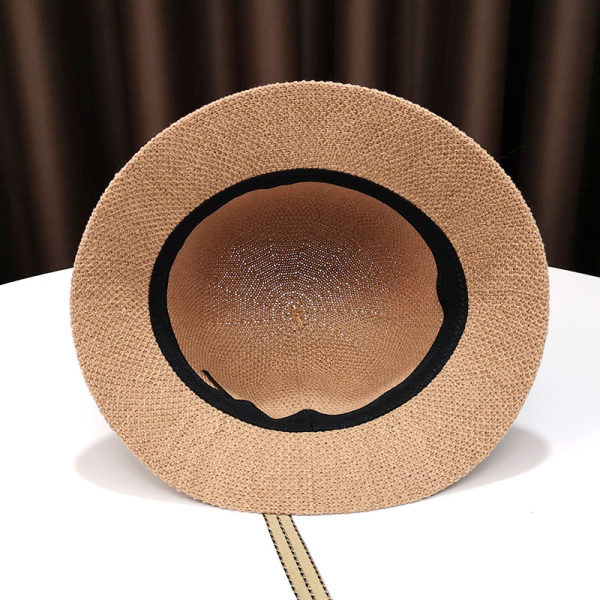 Pălărie de protecție solară pentru femei cu panglică