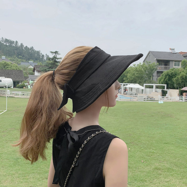 Palarie de dama - vizor cu panglica