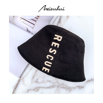 Pălărie de pescuit pentru femei cu inscripție