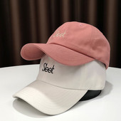 Καλοκαιρινό γυναικείο καπέλο με γείσο και κέντημα