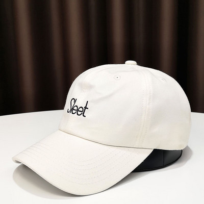 Καλοκαιρινό γυναικείο καπέλο με γείσο και κέντημα