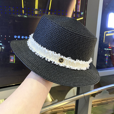 Palarie de dama moderna cu franjuri potrivita pentru vara in mai multe culori