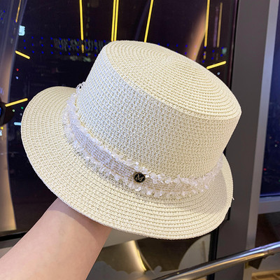 Palarie de dama moderna cu franjuri potrivita pentru vara in mai multe culori