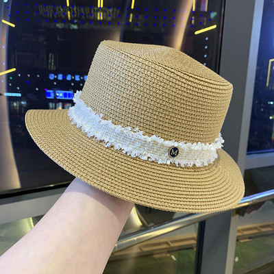 Palarie de dama moderna cu franjuri potrivita pentru vara in mai multe culori