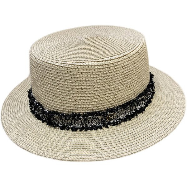 Palarie de dama moderna cu franjuri potrivita pentru vara in mai multe culori
