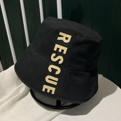 Pălărie casual de pescuit cu inscripție