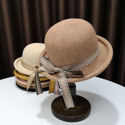 Γυναικείο καπέλο παραλίας με κορδέλα