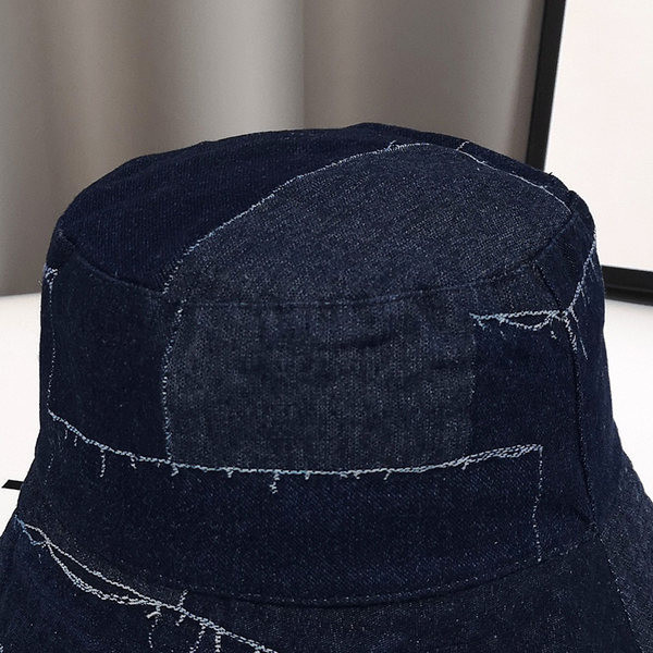 Γυναικείο καπέλο ψαρέματος σε μπλε και μαύρο χρώμα